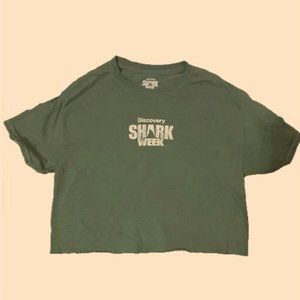 Discovery Shark Week crop top